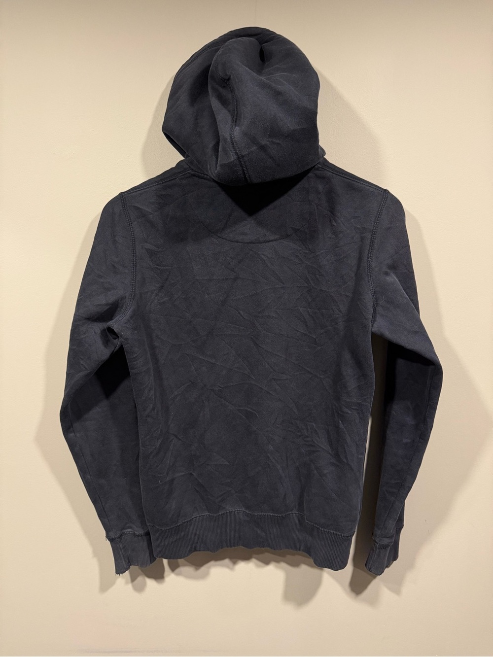 Nike womens Dark Black Full-Zip Hooded Sweater Mens Small image 4